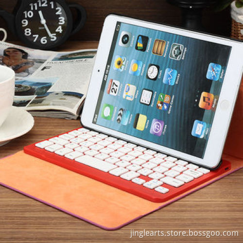 Bluetooth Keyboard with PU Case for iPad Mini